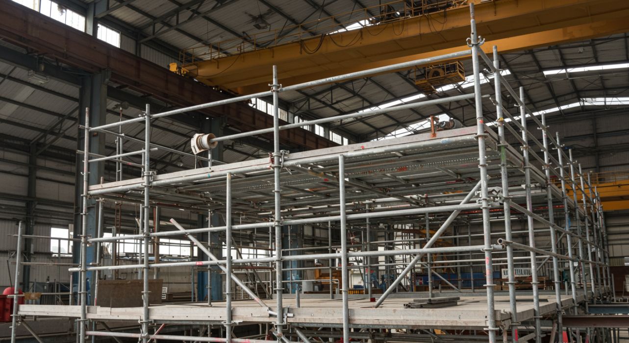 4 tip boru iskelesi Destekli iskele için farklı boru kalite ve ebat seçenekleri