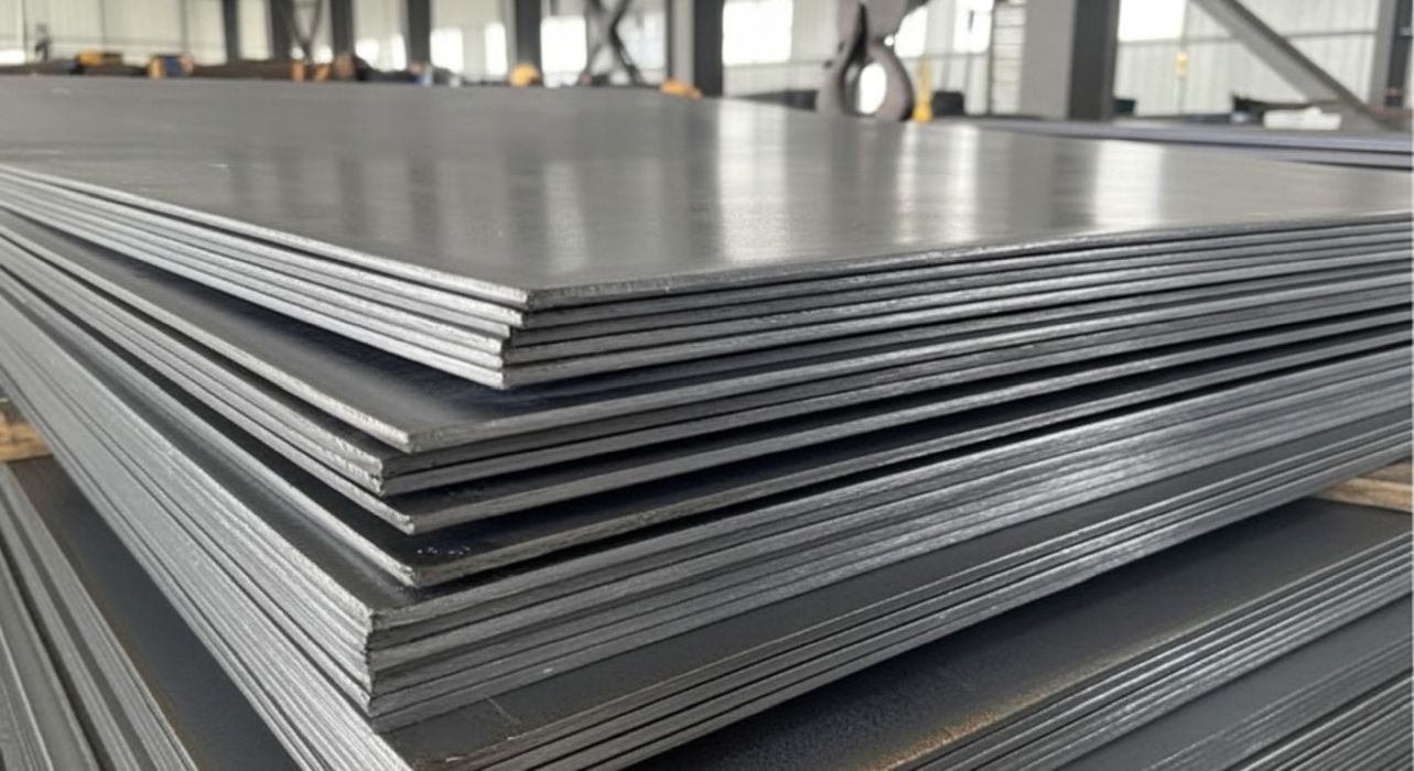 Farklı ebat ve ağırlıktaki 304 ve 430 kalite krom paslanmaz sac stokları