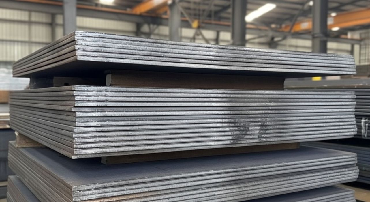 P295GH kalite kazan sacı levhalarının endüstriyel görünümü