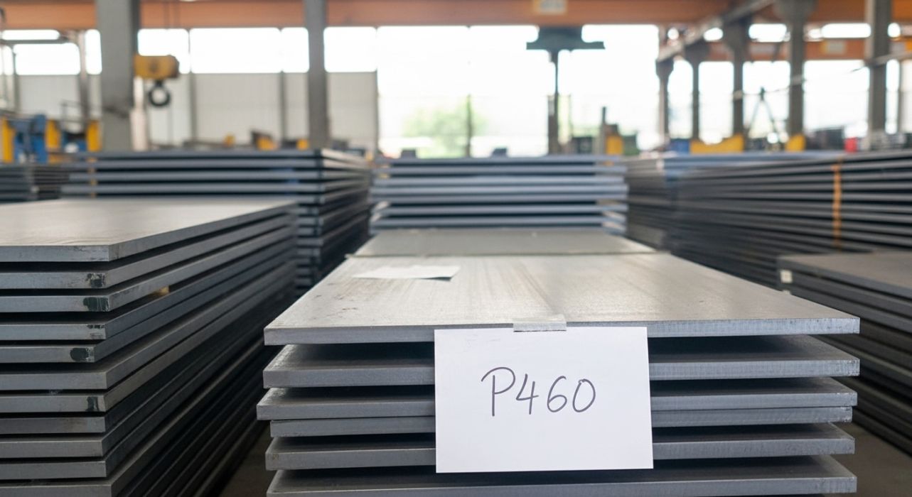 P460 kalite kazan sacı levhalarının endüstriyel görünümü