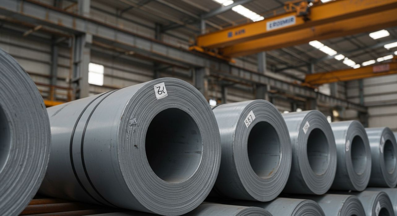 Endüstriyel kullanım için istiflenmiş yüksek kalite rulo saclar