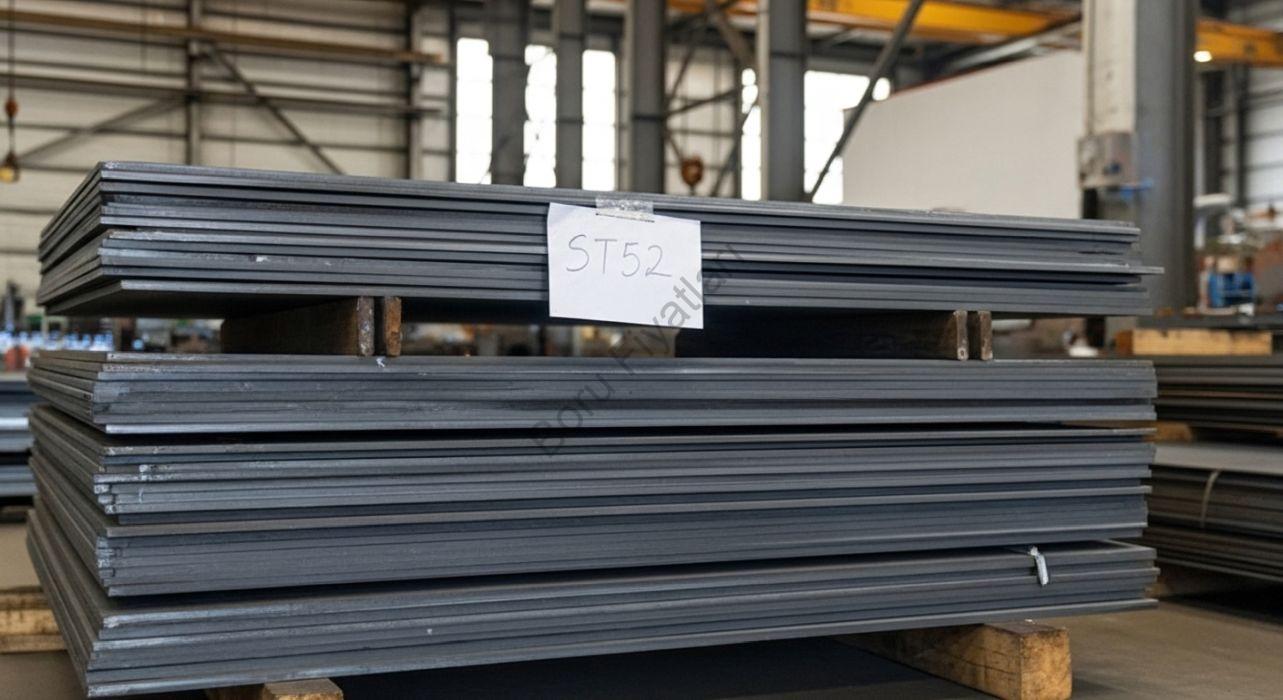 Yüksek mukavemetli ST52 (S355) çelik levhaların teknik özellikleri ve kullanım detayları